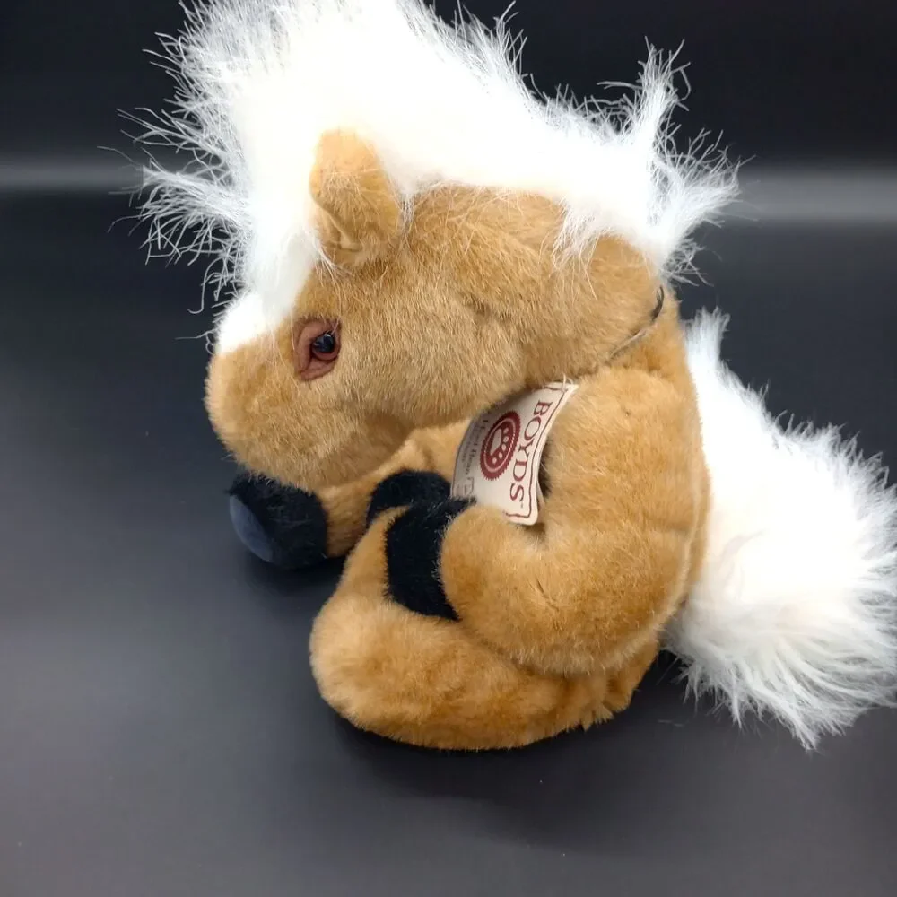 Boyds Bears Clyde Clopsdale Plush Horse Pony Clydesdale Stuffed Animal 2005
